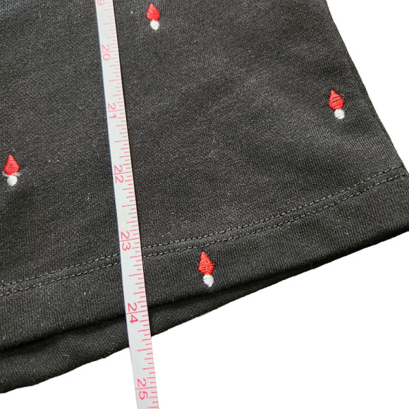 Fab'rik embroidered top puff sleeves black size S - Picture 8 of 8